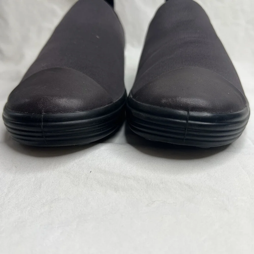 ECCO Gore Tex Slip On Shoes Womens 9 EU 40‎ Black Waterproof Comfort Walking